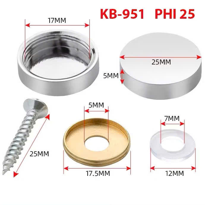 Chụp Đầu Vít Inox 304 Nhiều Kích Thước KB-951