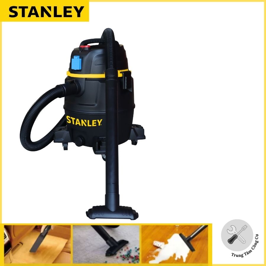Máy hút bụi Công nghiệp 4 chức năng 30L Stanley SL19403PE-8A Hỗ trợ dùng chung dụng cụ điện - Hàng chính hãng