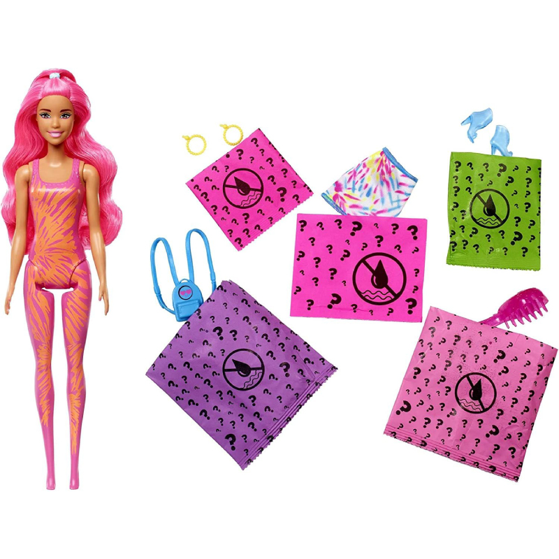 Đồ Chơi BARBIE Búp Bê Đổi Màu - Phiên Bản Sắc Màu Neon HCC67