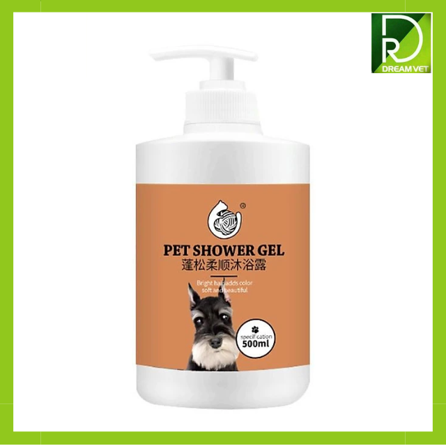 SỮA TẮM CHÓ MÈO CAO CẤP HƯƠNG ANH ĐÀO - HAIRBALL STARREN 500ML