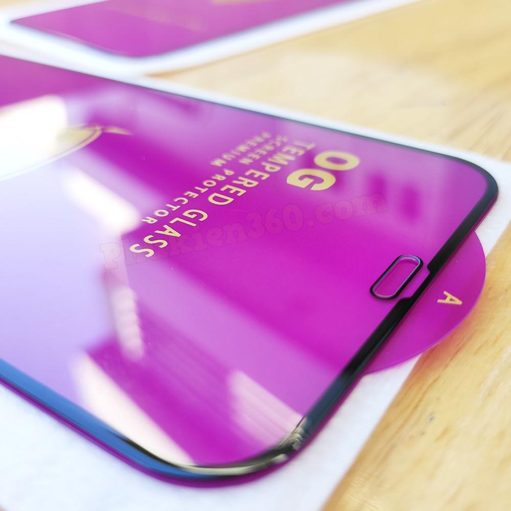 Kính Cường Lực Tím Siêu Xịn Dành Cho iPhone 6,6s,6 plus,6s plus,7,7 plus,8,8 plus,x,xs,xs max,11,11 pro max,12,12 pro