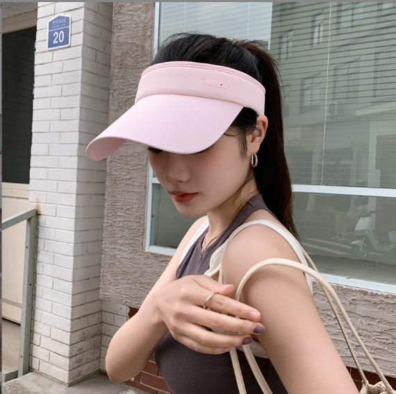 Mũ nón lưỡi trai nửa đầu phong cách Hàn mới, nón nửa đầu nữ thể thao cao cấp