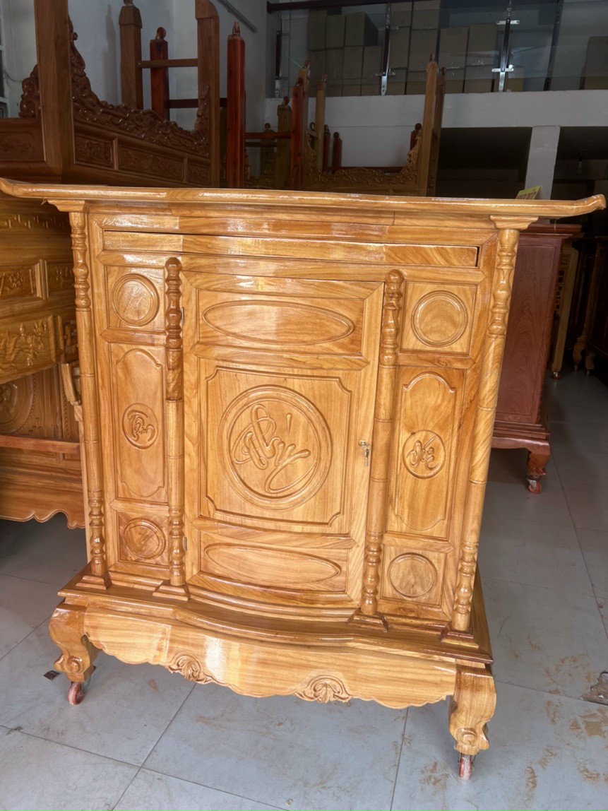 Tủ thờ gỗ gõ đỏ,tủ thờ gia tiên nhiều kích thước