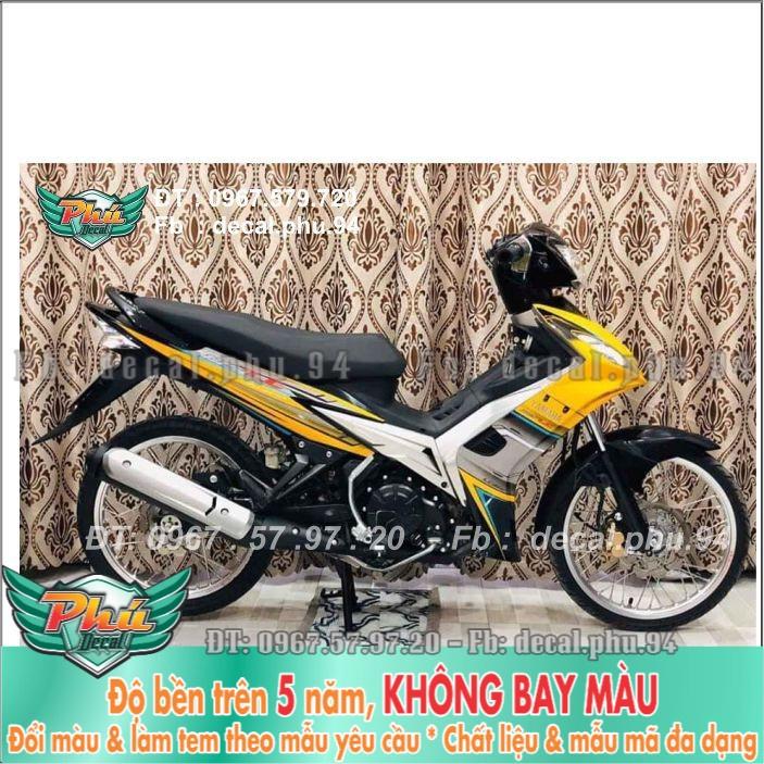 Tem rời Exciter 2010 Vàng đen Lc (X)