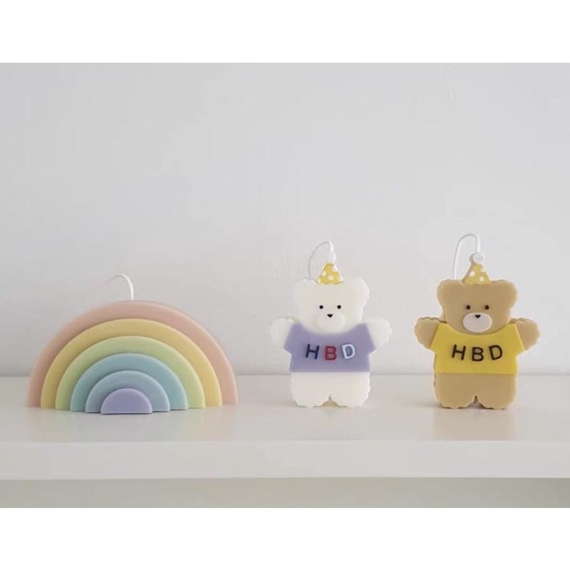 Nến Thơm Sweet Bear Happy Birthday, Quà Tặng Sinh Nhật - Dory Lab