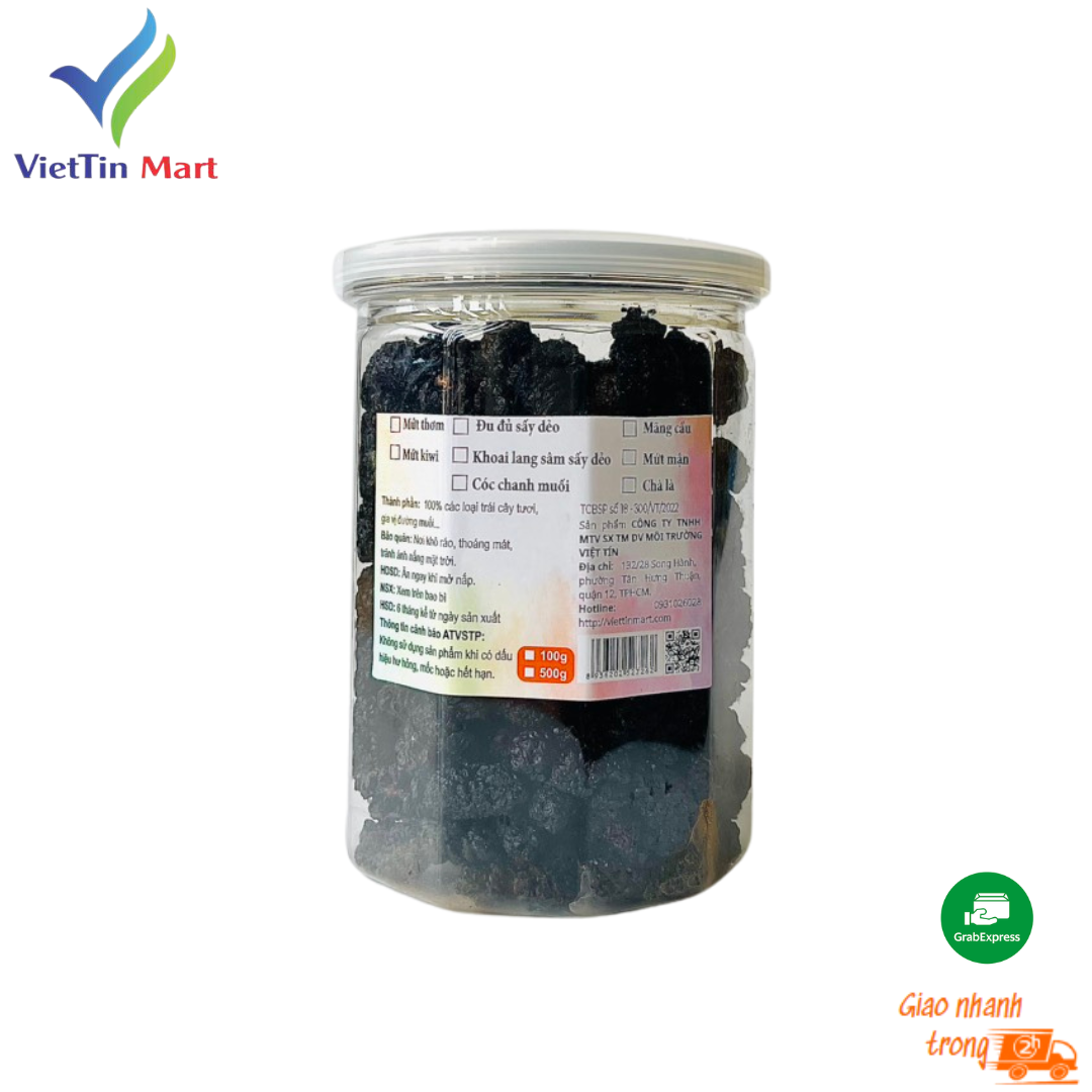 Dâu Tằm Sấy Khô Nguyên Quả 250g VietTin Mart