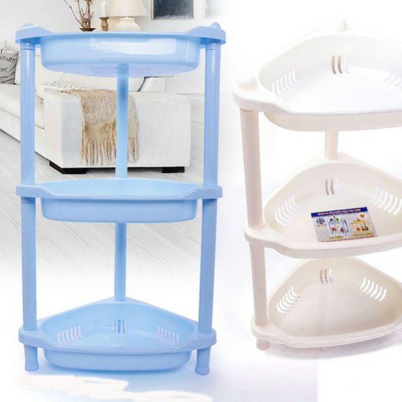 KỆ GÓC 3 TẦNG - Kệ Tam Giác Tiết Kiệm Không Gian