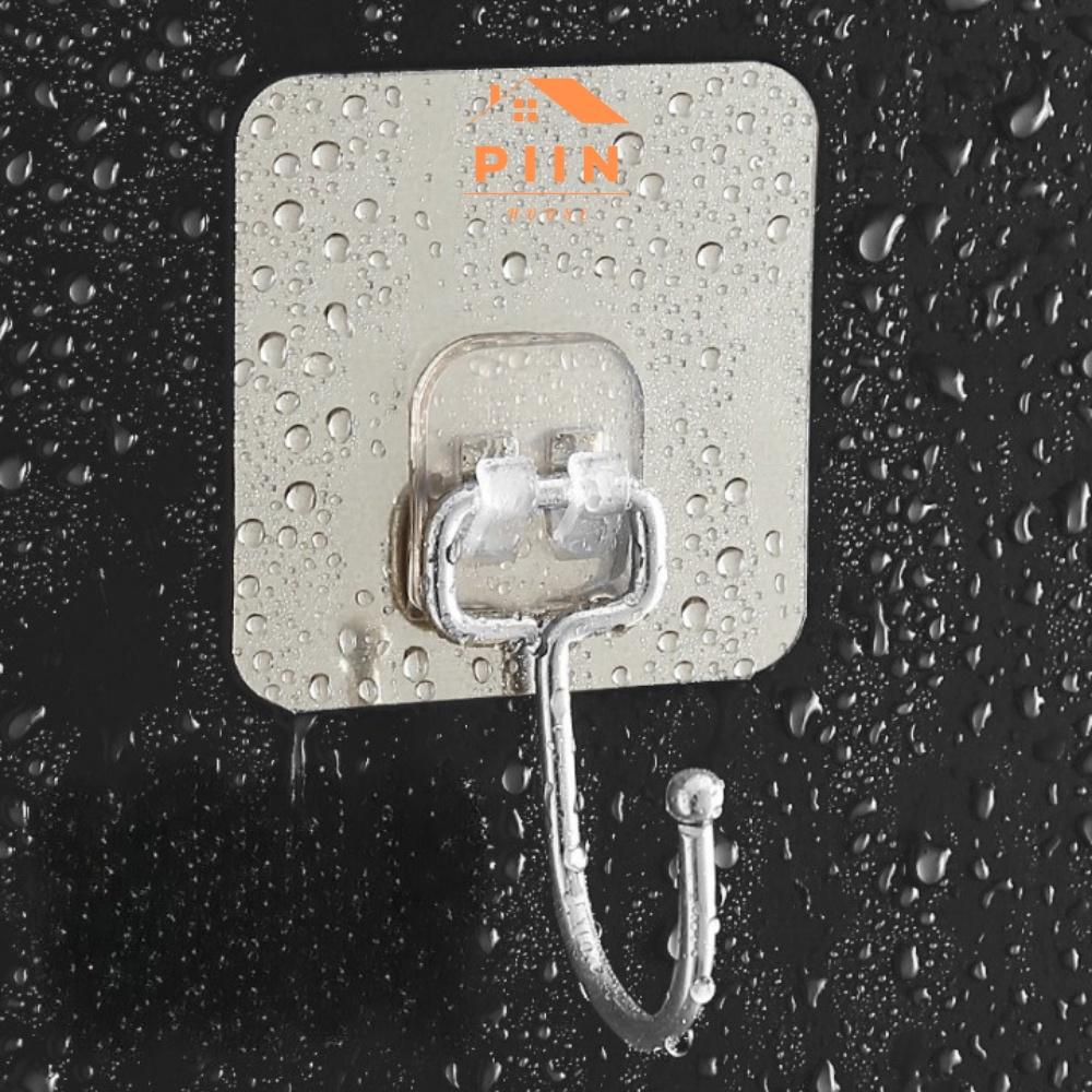 Móc dán tường chịu lực inox siêu dính không bong bóc, móc treo quần áo, giày dép, túi xách
