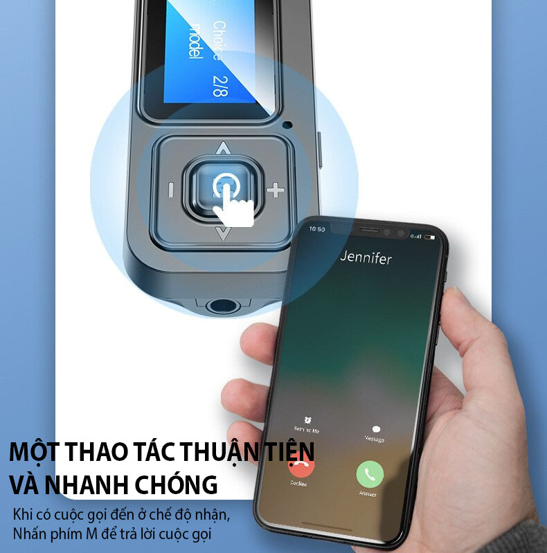 Bộ Thu Phát Không Dây 3 In 1 Bluetooth 5.0 Màn Hình LCD ROGTZ BT-03 - Hàng Chính Hãng