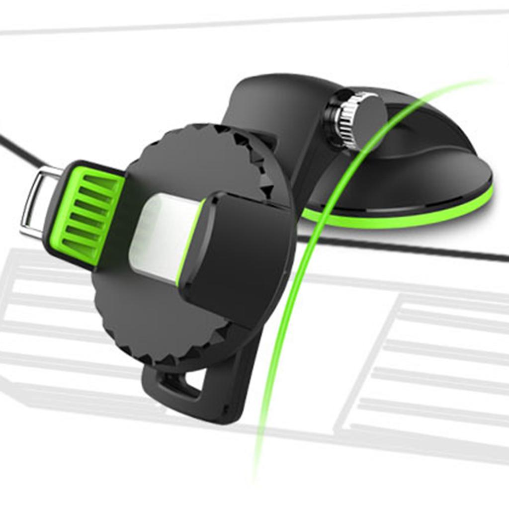 Universal Car Mount Adjustable Holder Cradle for Cell Phone New green