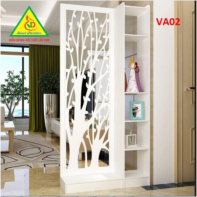 Vách ngăn liền kệ 1 vách 1 kệ VA02 - Nội thất lắp ráp Viendong Adv