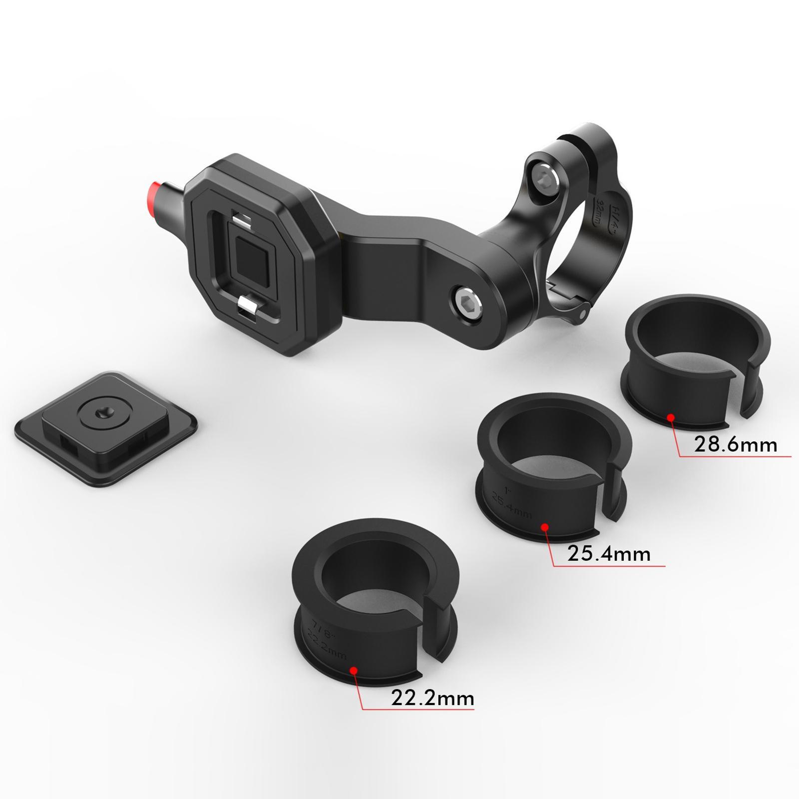 Bike Phone Mount, Motorcycle Phone Mount 360° Rotation Quick Mount Motorcycle Handlebar Phone Holder Mount for Bike Motorcycle
