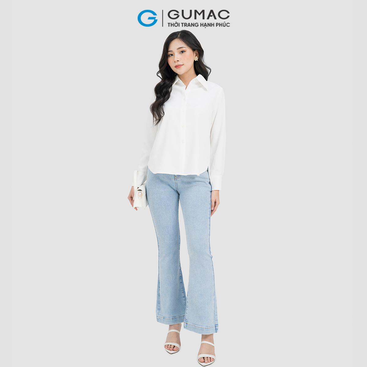 Áo sơ mi đô kiểu GUMAC AD04032