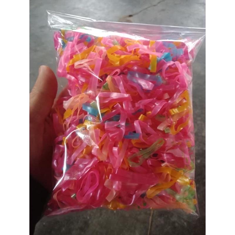 100g Chun buộc tóc, dây chun buộc tóc, nịt buộc tóc nhiều màu sắc phù hợp cho mọi lứa tuổi