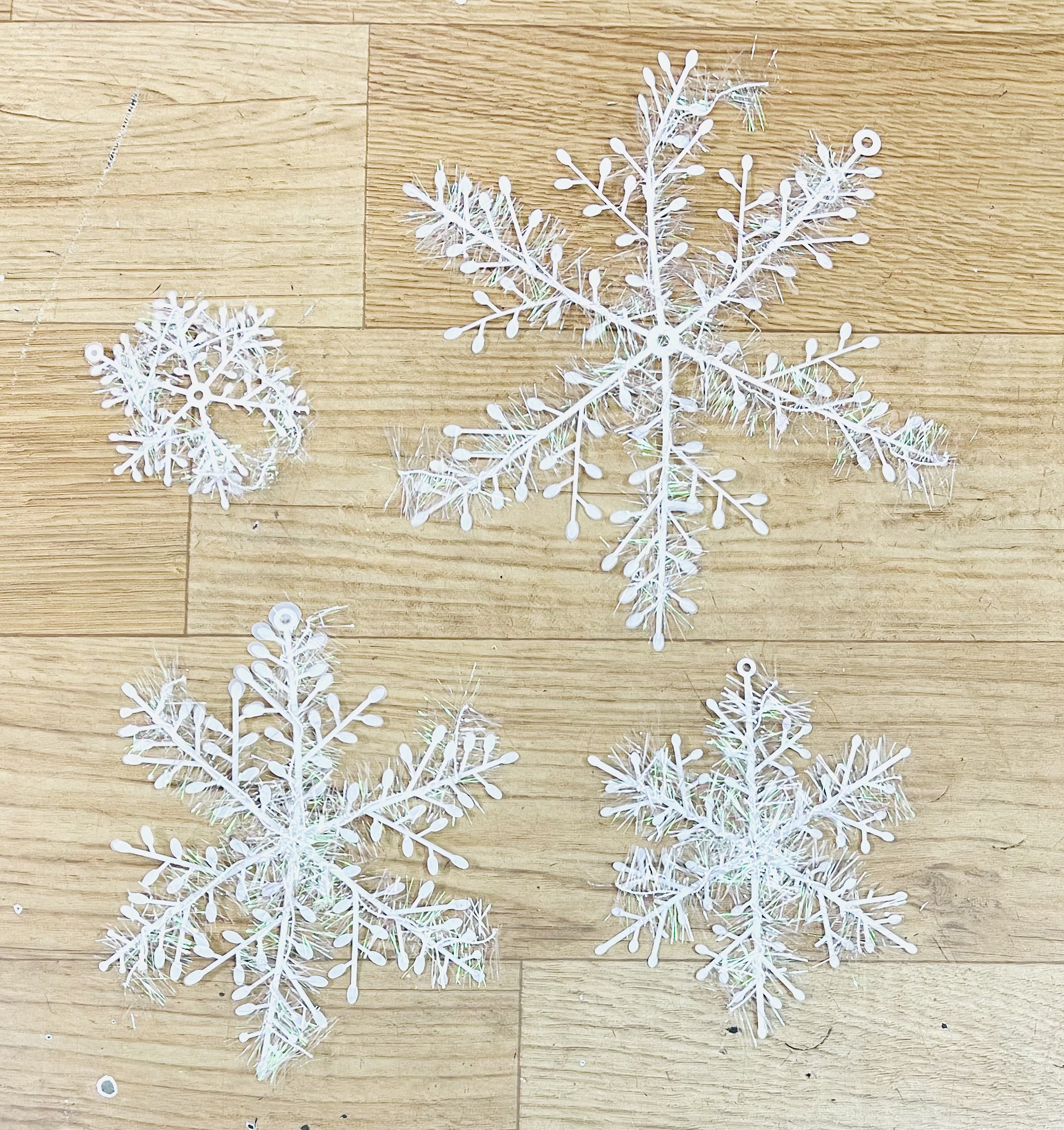 Combo 6 bông tuyết trang trí Noel giáng sinh/ hoa tuyết trang trí Noel giáng sinh