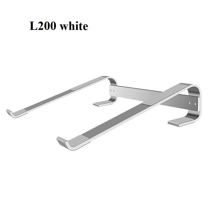Giá đỡ laptop bằng nhôm, đế tản nhiệt macbook cao cấp kiêm kê gọn bàn phím ngoài L210