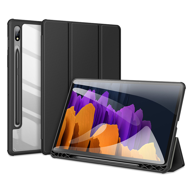Hình ảnh Bao da chống sốc cho SamSung Galaxy Tab S8 có ngăn đựng bút chính hãng Dux Ducis Toby - Hàng chính hãng