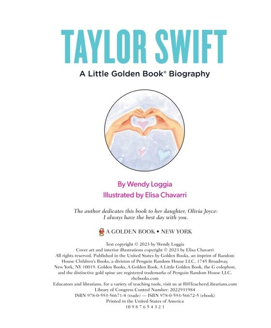 Sách ngoại văn: Taylor Swift: A Little Golden Book Biography