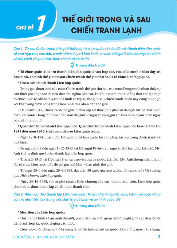 Sách - Bồi Dưỡng Học Sinh Giỏi Lịch Sử 12 (Theo chương trình GDPT mới) - ndbooks