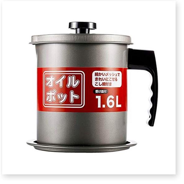 Bình đựng dầu ăn làm từ thép 304 1.6L