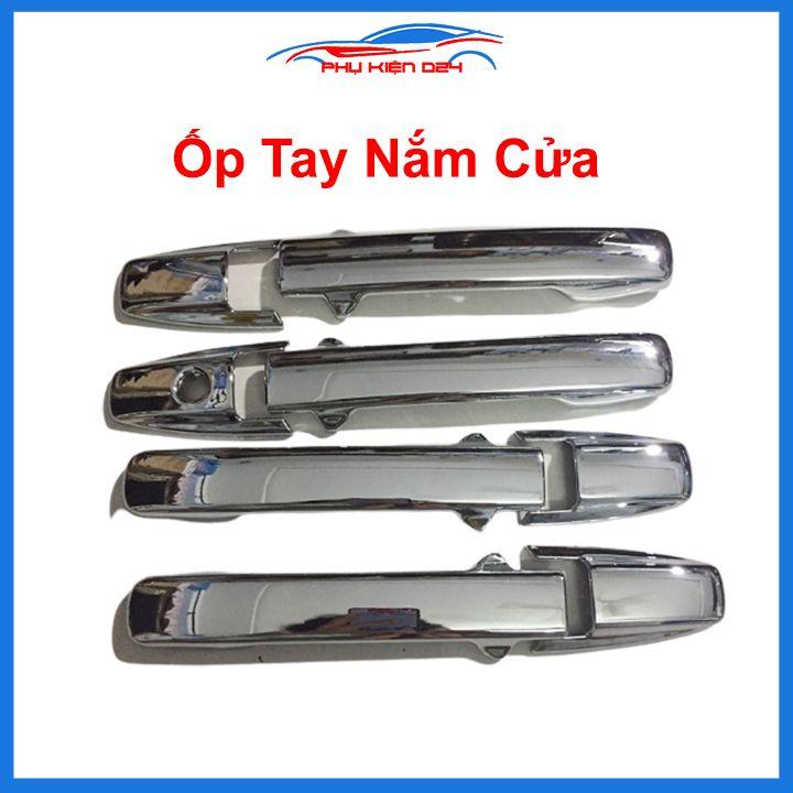 Ốp tay hõm mạ crom Brio 2019 sáng bóng chống trầy bảo vệ cửa xe ô tô