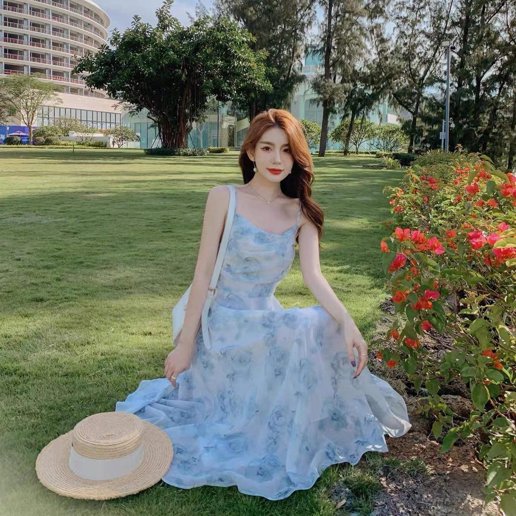 ĐẦM VOAN MAXI DÃ HỘI SIÊU XINH THỜI TRANG TINH TẾ , TIỂU THƯ CHO CÁC CHỊ EM