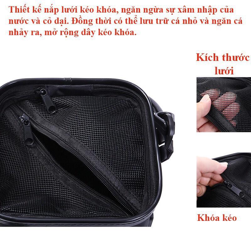 Thùng Múc Nước Đựng Cá CHIXUAN Gấp Gọn Cao Cấp