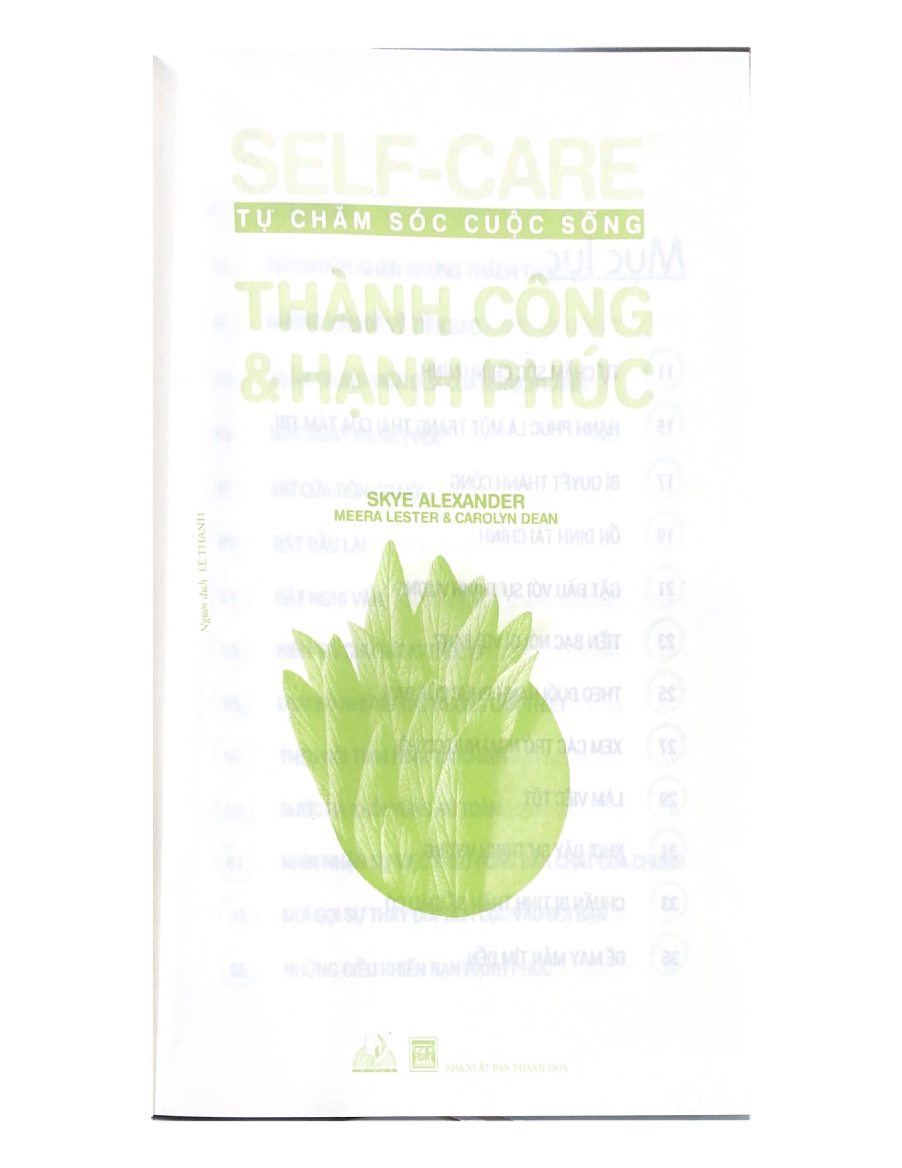 Tự Chăm Sóc Cuộc Sống - Thành Công & Hạnh Phúc - Vanlangbooks