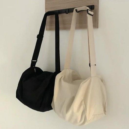 Túi tote, Túi đeo chéo nam nữ, thời trang phong cách trẻ trung giá rẻ vải canvas đeo chéo đi hoc đi chơi unisex TDC020