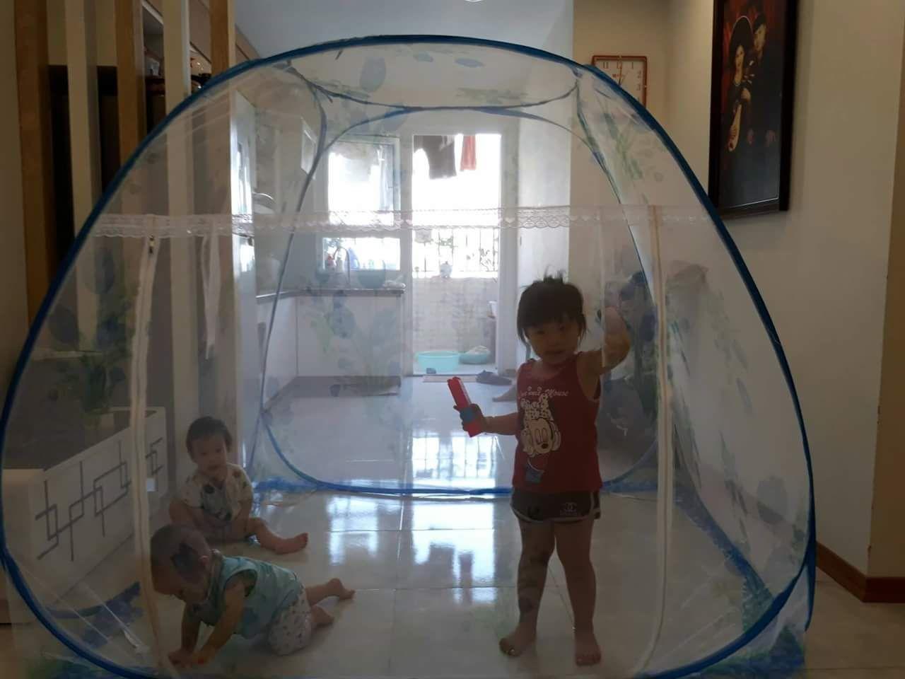 Mùng Ngủ Không Đáy Việt Nam Cao Cấp - Họa Tiết Ngẫu Nhiên - 2.0m X 2.2m