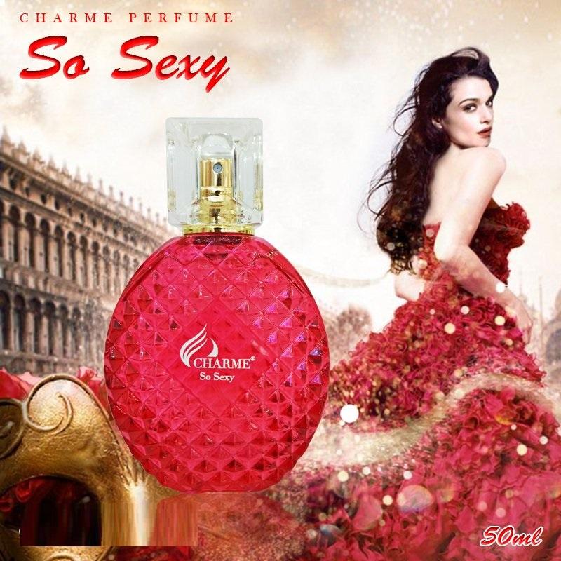 Nước Hoa Nữ CHARME SO SEXY 100ml Lưu Hương Lâu Phong Cách Quyến Rũ, Sang Trọng, Hiện Đại Chính Hãng