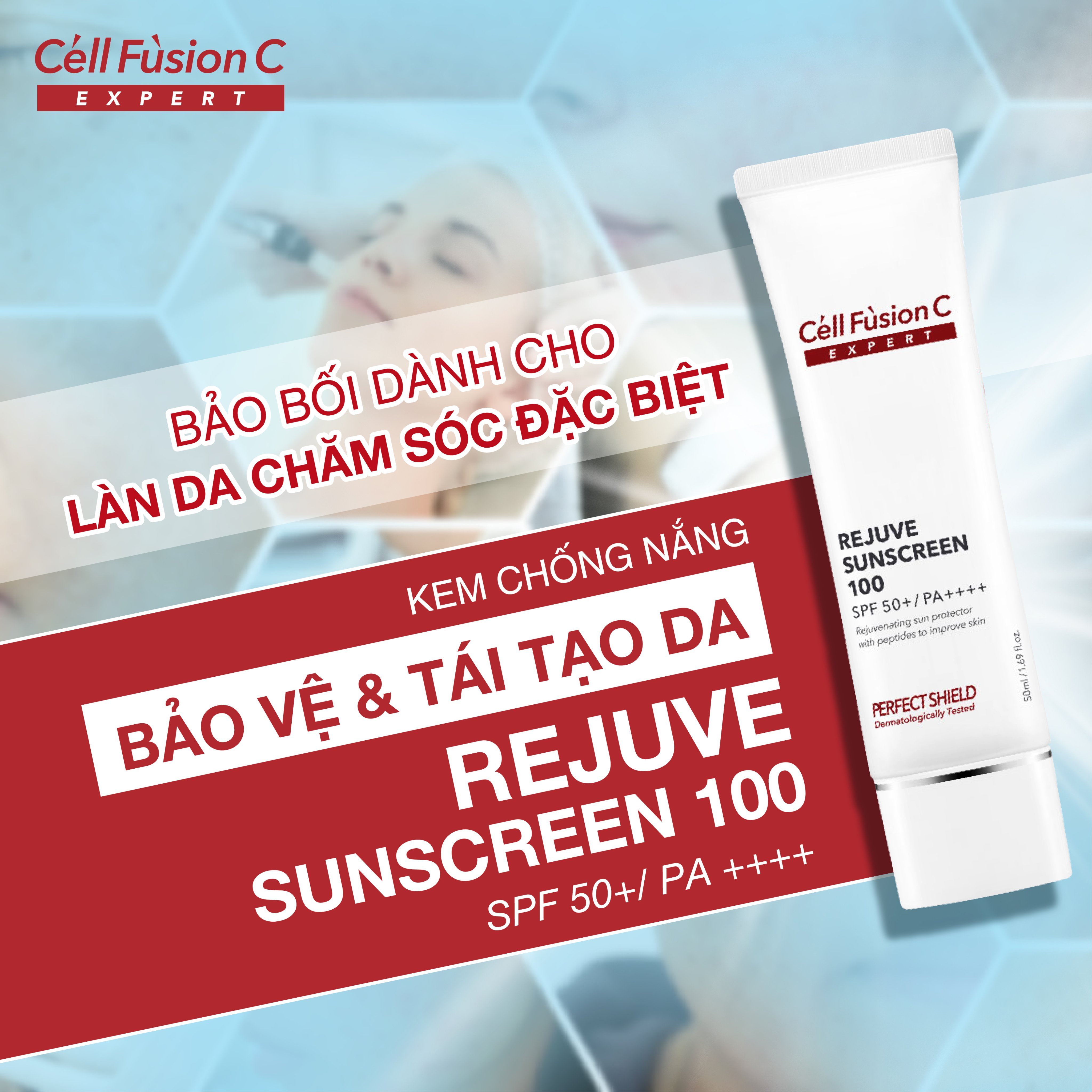 Kem chống nắng tái tạo da - Cell Fusion C Expert Rejuve Sunscreen 100 SPF50+/PA++++