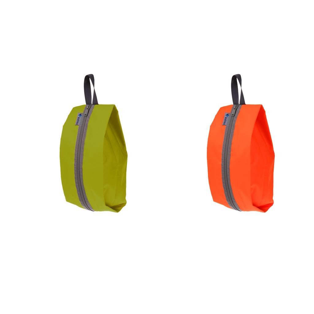 2pcs Waterproof Laundry Organizer Sports Shoes Storage Pouch Zipper Tote Bag
