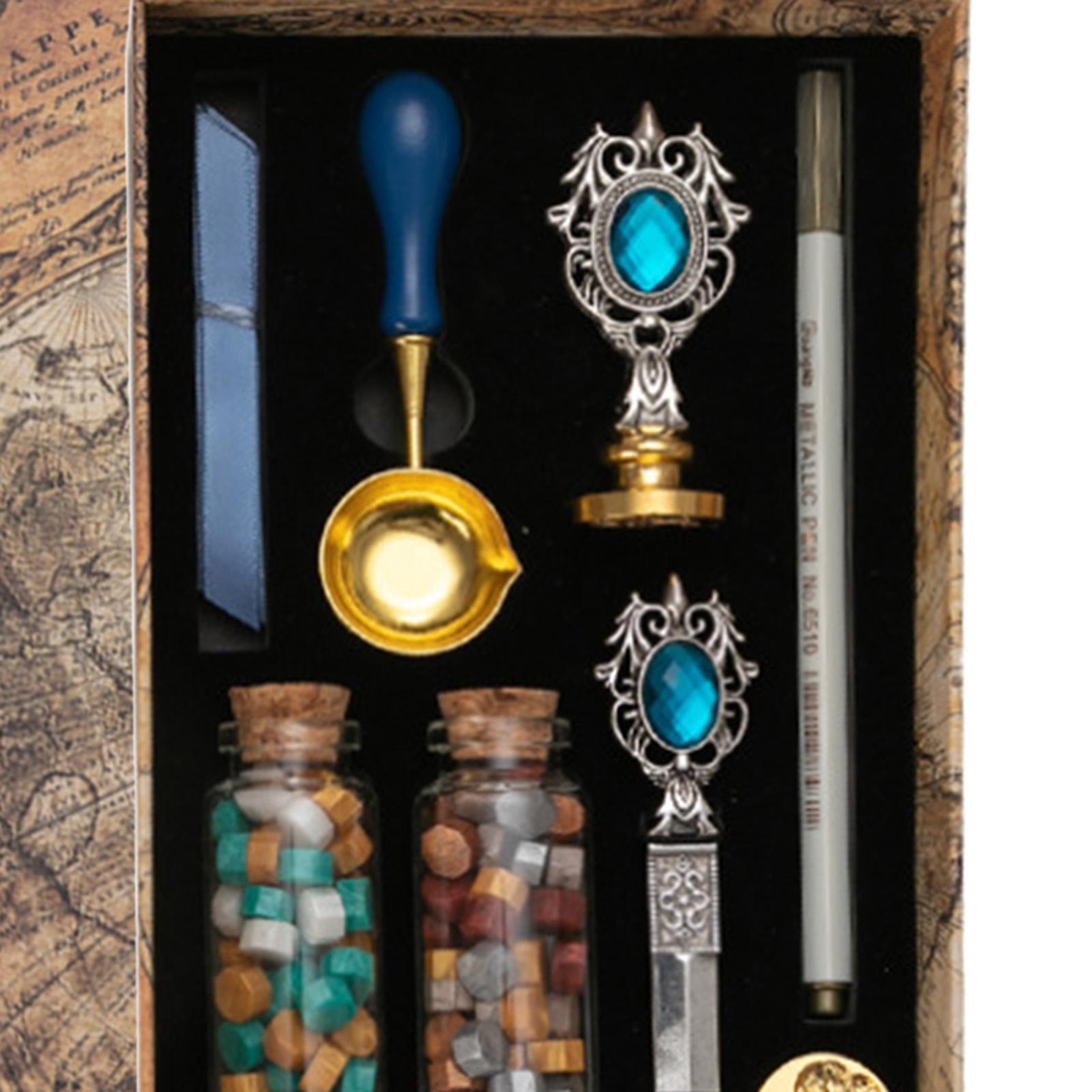 Sealing Stamps Gift Box Blue