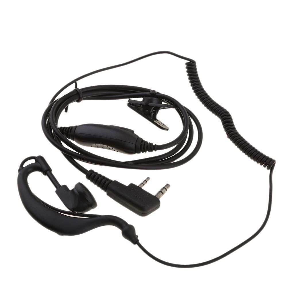 2Pin Headset Walkie Talkies Earpiece for Kenwood HYT Baofeng Two Way Radio
