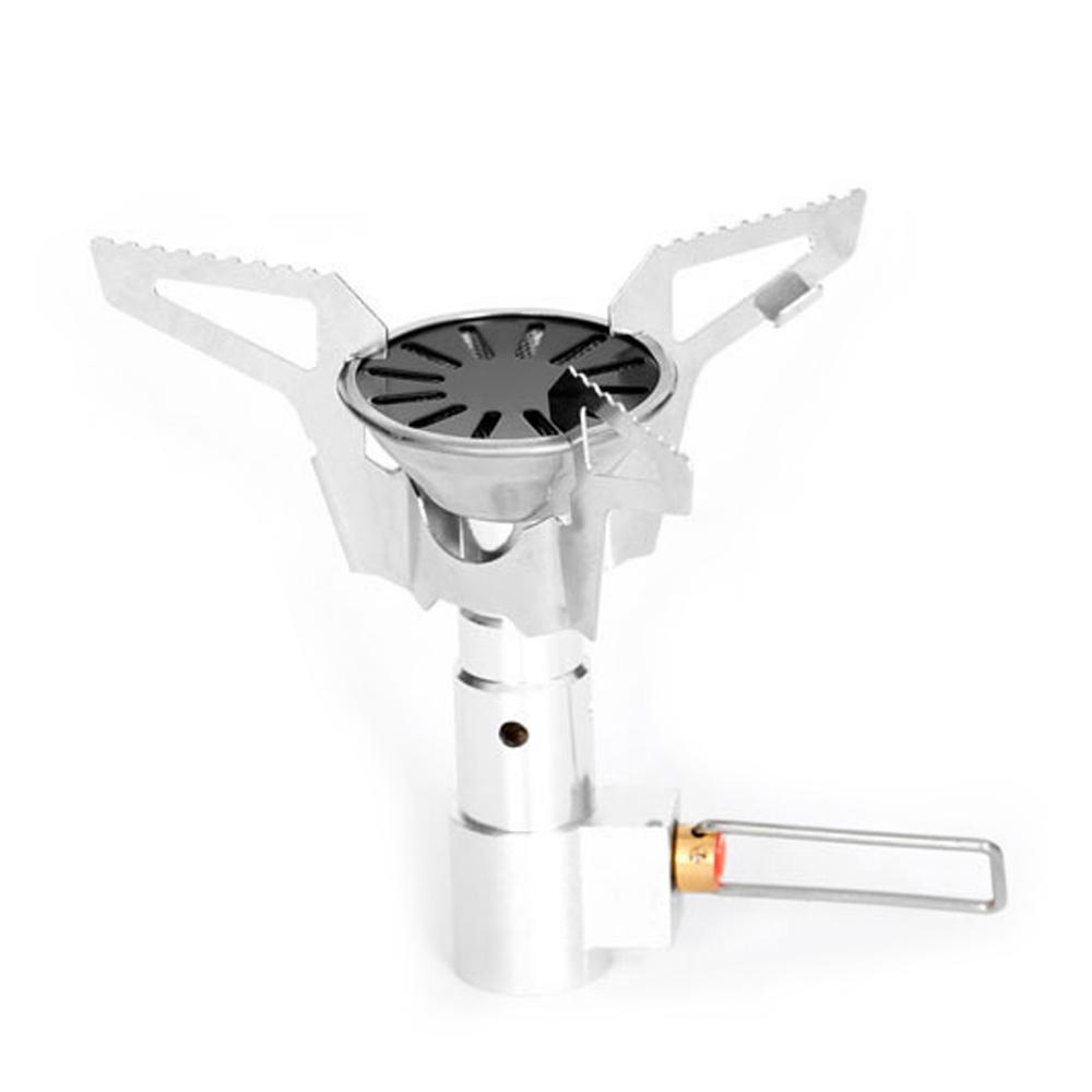 Mini Camping Stove Backpacking Gases Burner Stove with Removable Bracket for Outdoor Cooking Camping Picnic Backpacking Hiking