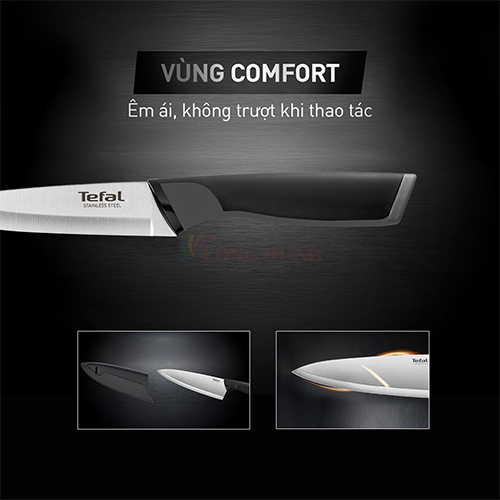 Dao gọt trái cây Tefal Comfort 9cm K2213504 - Hàng chính hãng