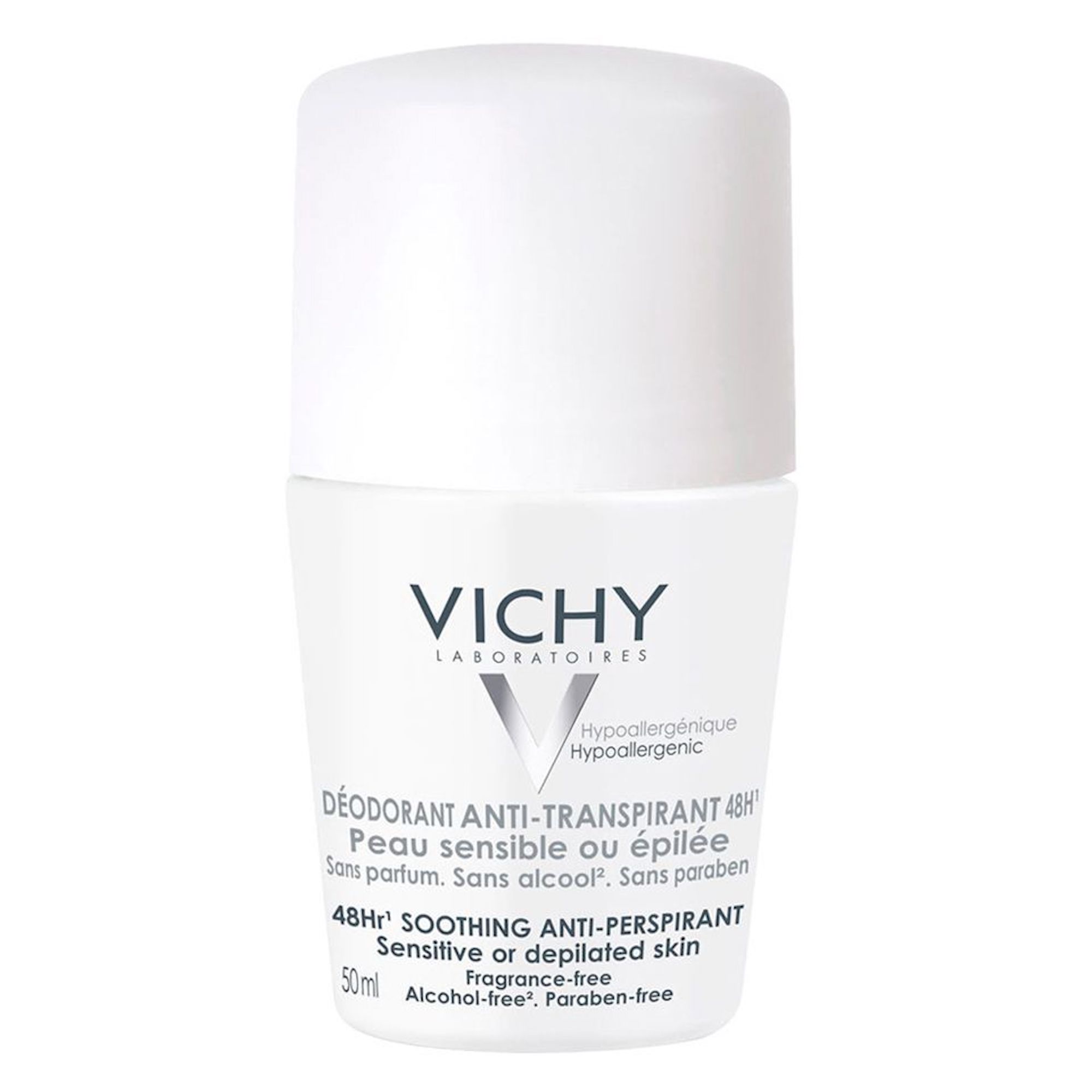 Lăn Khử Mùi Khô Thoáng Vùng Da Dưới Cánh Tay Vichy 50ml (Tặng băng đô mèo xinh xắn)