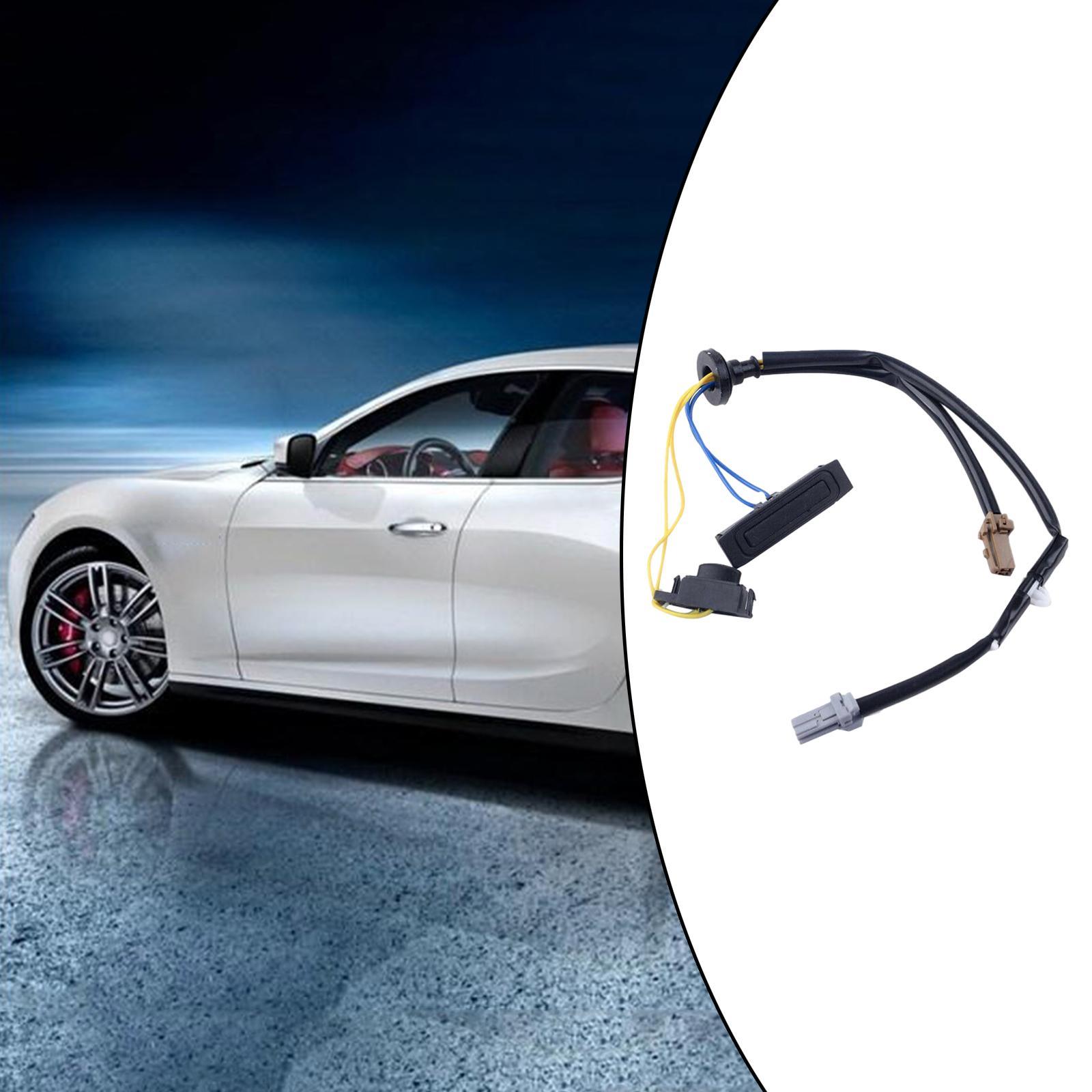 Trunk Lid Release Tailgate Opening Switch with Cable Fit for