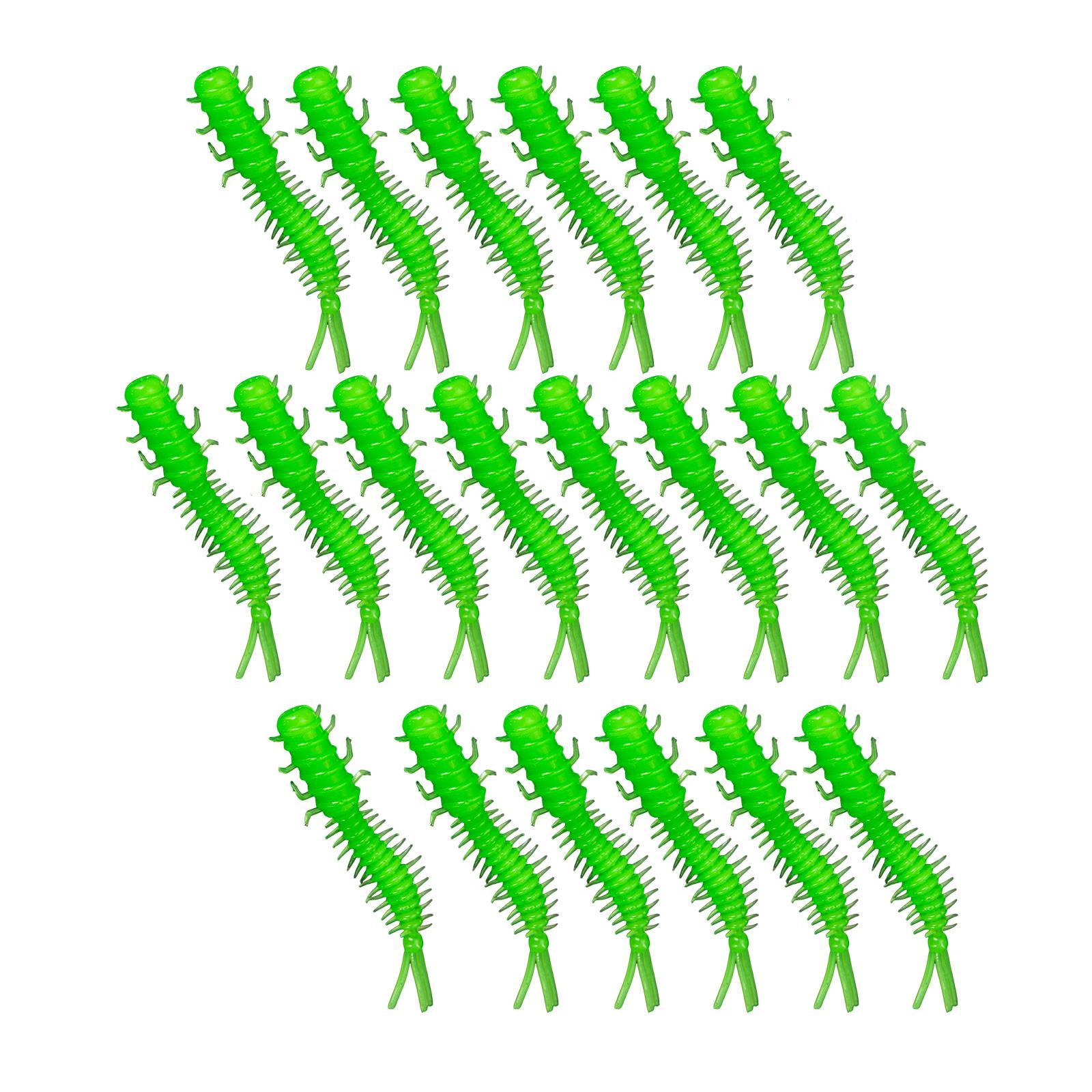 20x Soft Fishing  Spiral Tail Baits Set for Saltwater Sea Fishing