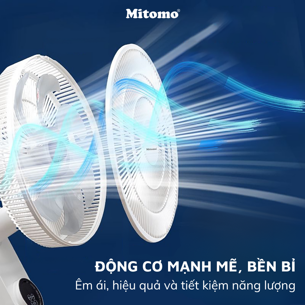 Quạt điện treo tường remote FTT-60AEC-D39, công suất 60W, hoạt động êm ái, hẹn giờ thông minh -hàng chính hãng Bảo hành 2 năm