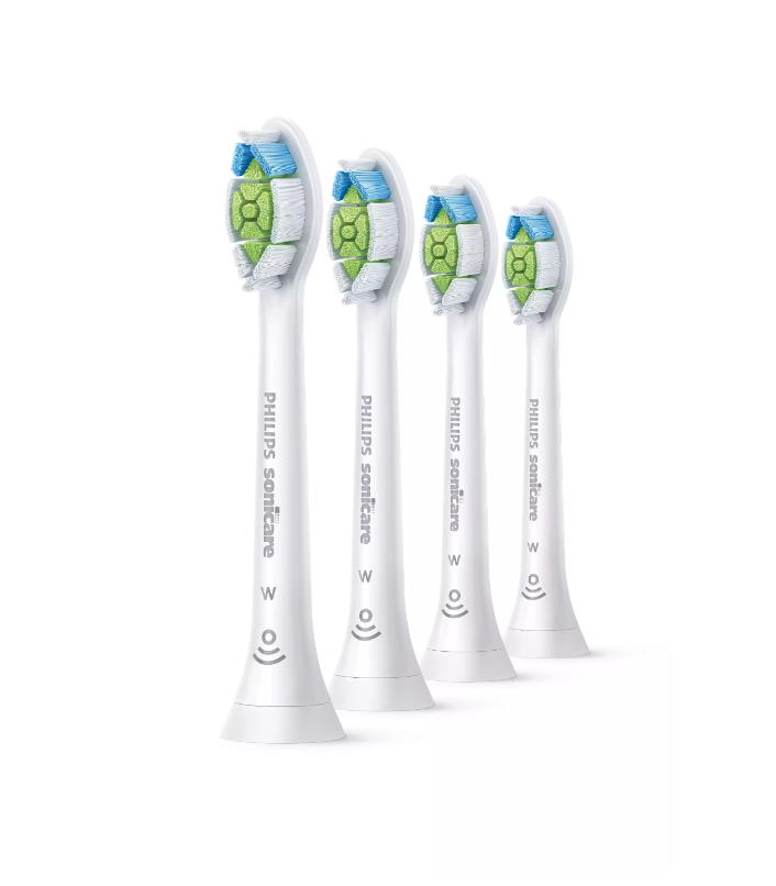 Đầu Bàn Chải Điện W2 Philips Sonicare  HX6064/67 Sạch Sâu, Trắng Răng - Bộ 4 Cái - Trắng - Hàng Chính Hãng