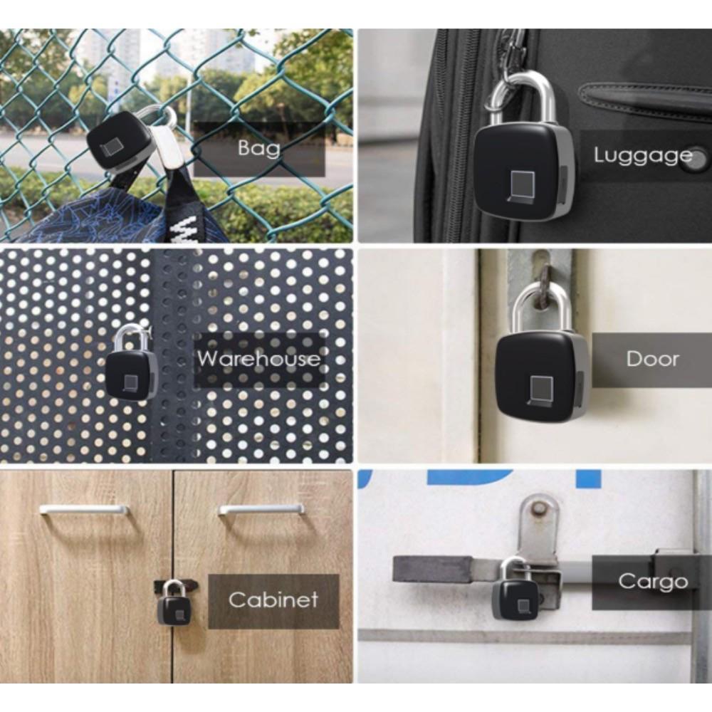 Ổ khóa bảo mật vân tay mini thông minh - ShopToro - AsiaMart