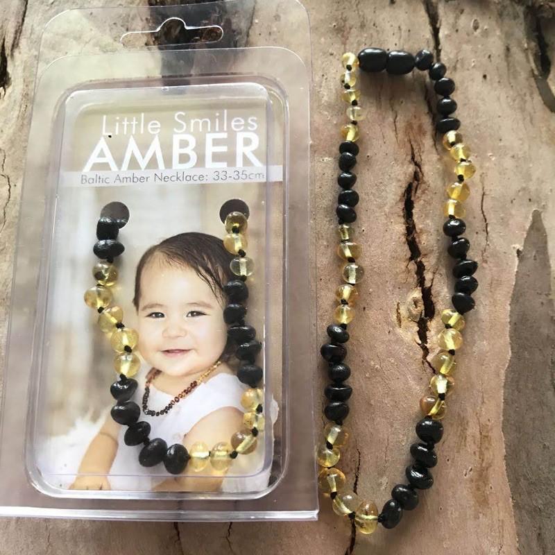 Vòng cổ hổ phach Amber cho bé 0 - 10 tuổi