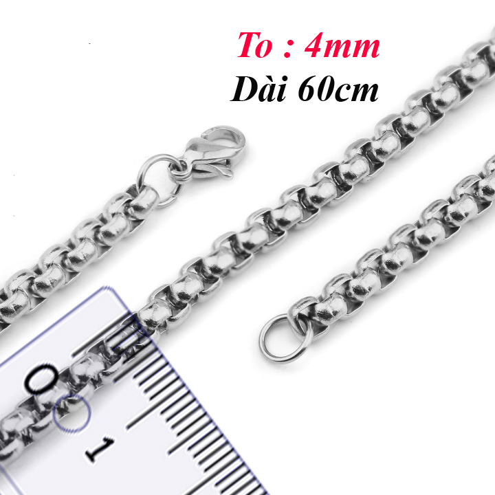Dây chuyền nam Đầu lâu cá tính ver2 MDC180