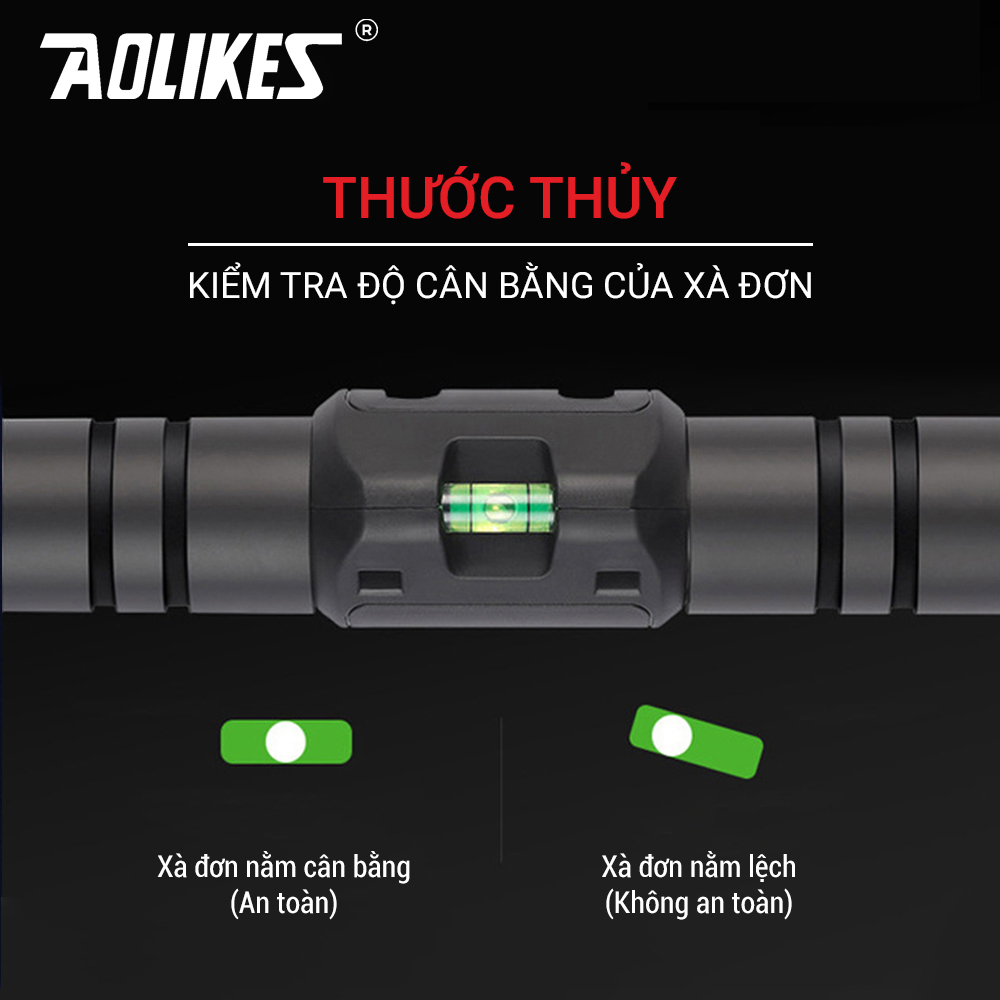 Xà đơn gắn cửa treo tường cao cấp AOLIKES A-SW213 pull up bar home gym