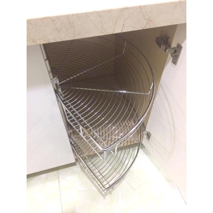 Mâm Xoay Góc 1/2 Chính Hãng INOX 304 Không Gỉ - Bảo Hành Trọn Đời