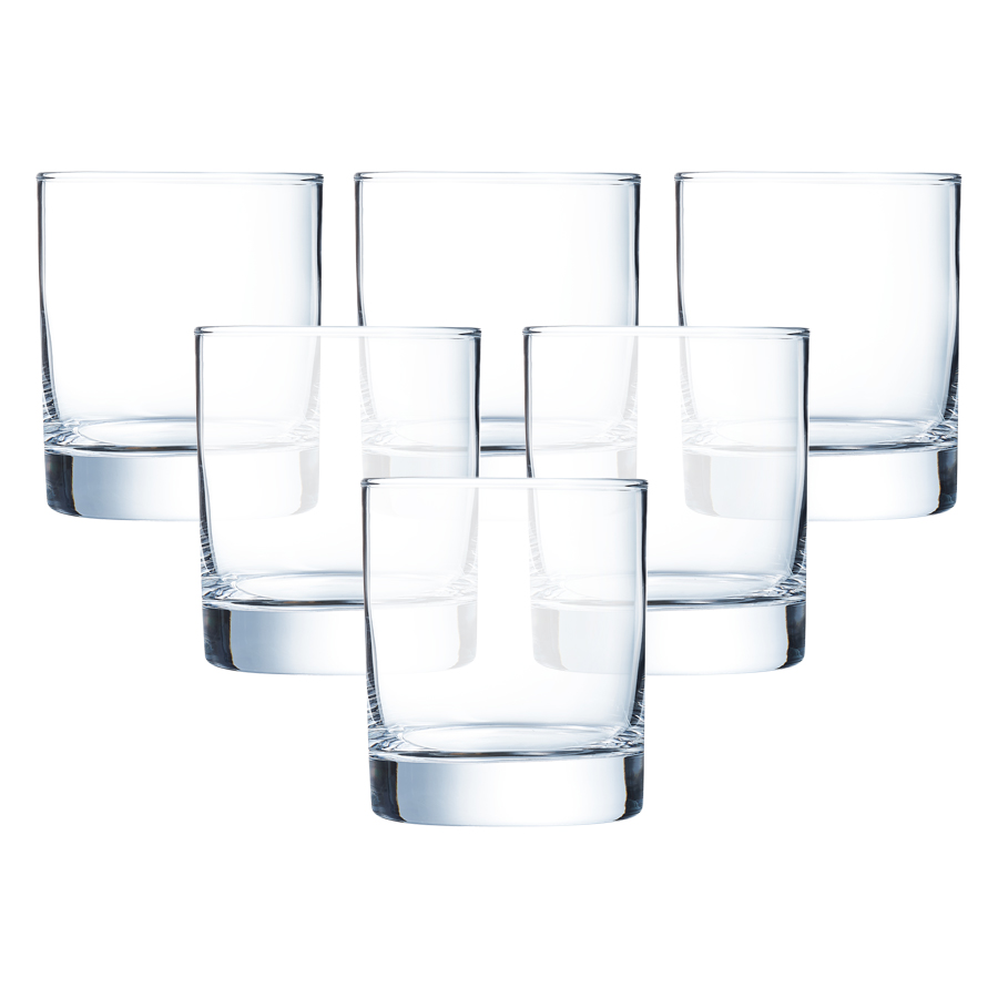 ly thủy tinh thấp Luminarc Islande D0617 300ml