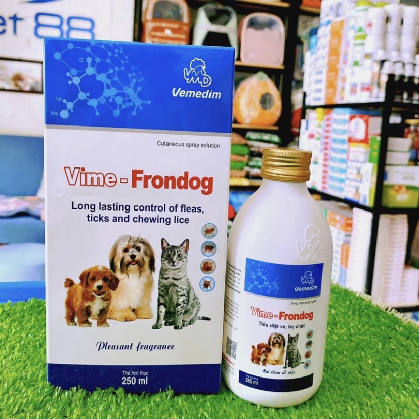 VIME FRONDOG - Xịt ve rận cho chó mèo 250ml