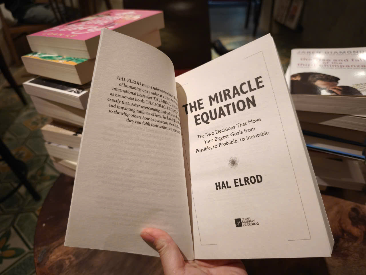 Sách - The Miracle Equation: You Are Only Two Decisions Away From Everything You Want by Hal Elrod